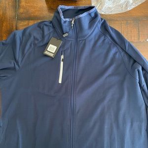Blue Pebble Beach brand full zip jacket